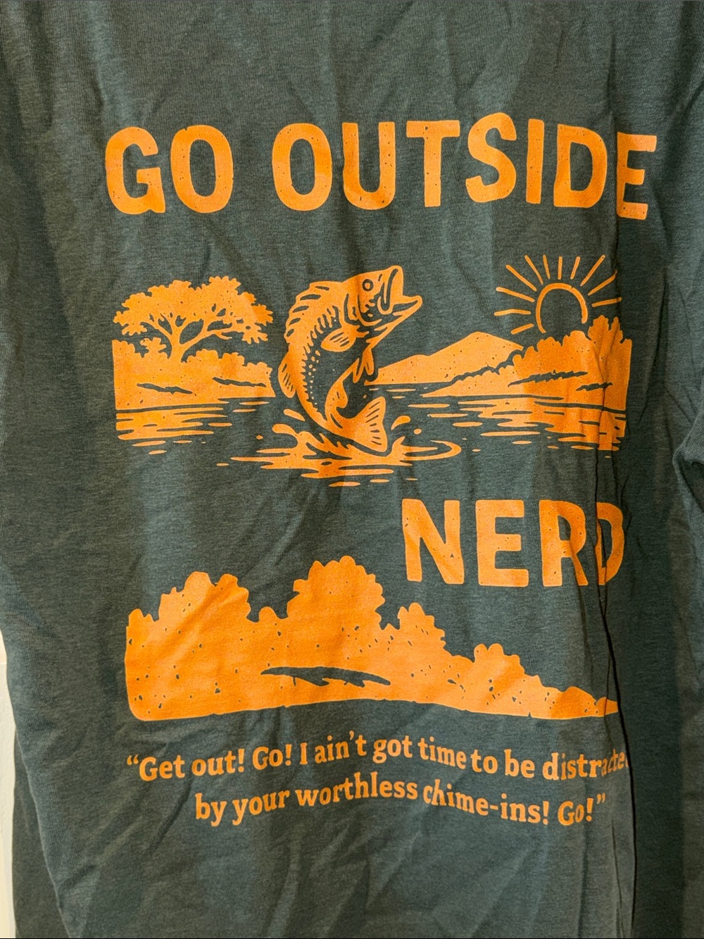 Go Outside Nerd Men's Graphic Tee Baby Billy Freeman righteous gemstones HBO